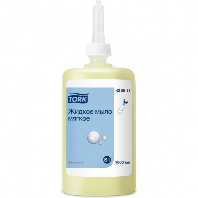 Жидкое мыло-крем для рук TORK Advanced 1 л., S1 PX-420511